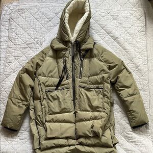 Olive Green Puffer Jacket